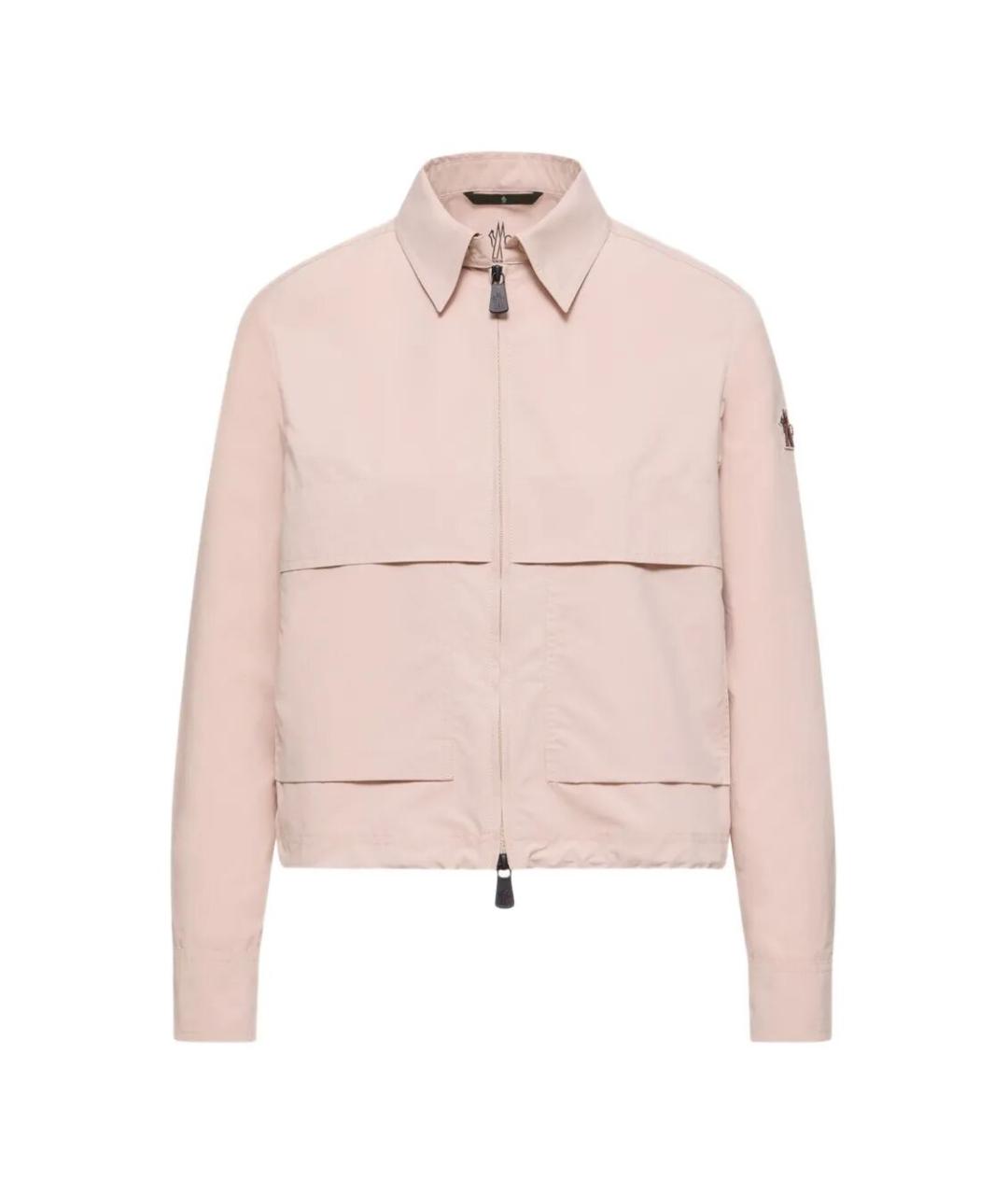 MONCLER GRENOBLE Розовая полиэстеровая куртка, фото 1