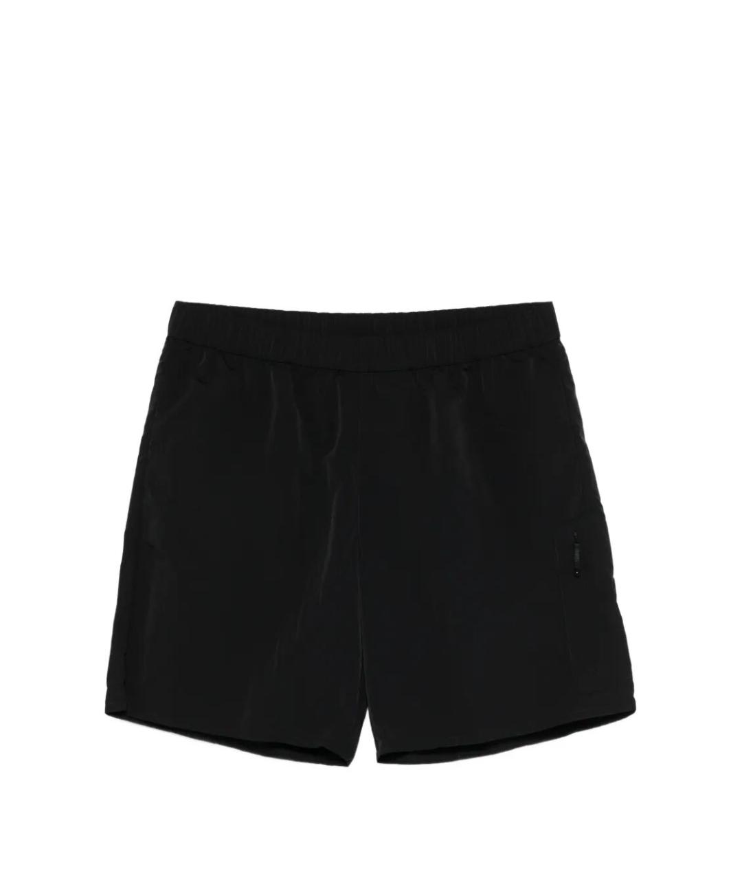 MONCLER Черные полиамидовые шорты, фото 1