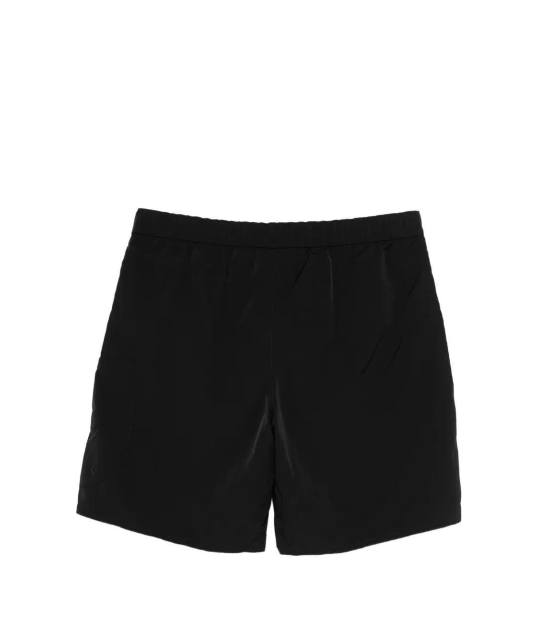 MONCLER Черные полиамидовые шорты, фото 2