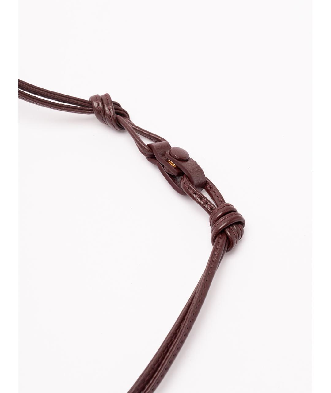 BOTTEGA VENETA Коричневая замшевая сумка через плечо, фото 4