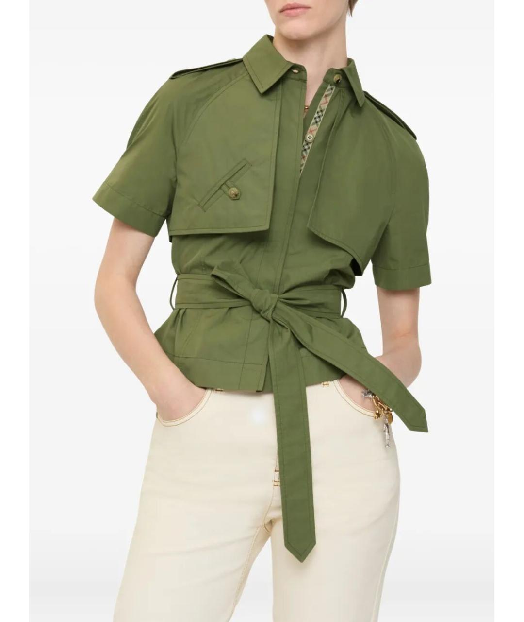 BURBERRY Хлопковая рубашка, фото 2