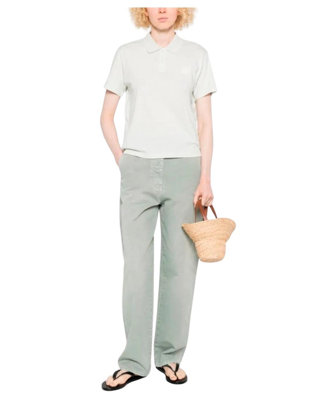 MONCLER Серая хлопковая футболка, фото 2