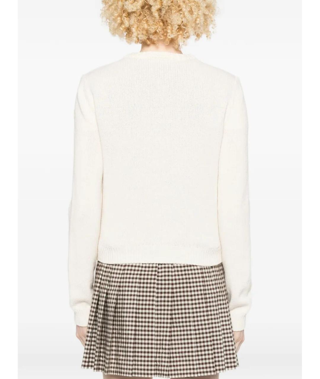 MONCLER Бежевый полиамидовый кардиган, фото 3