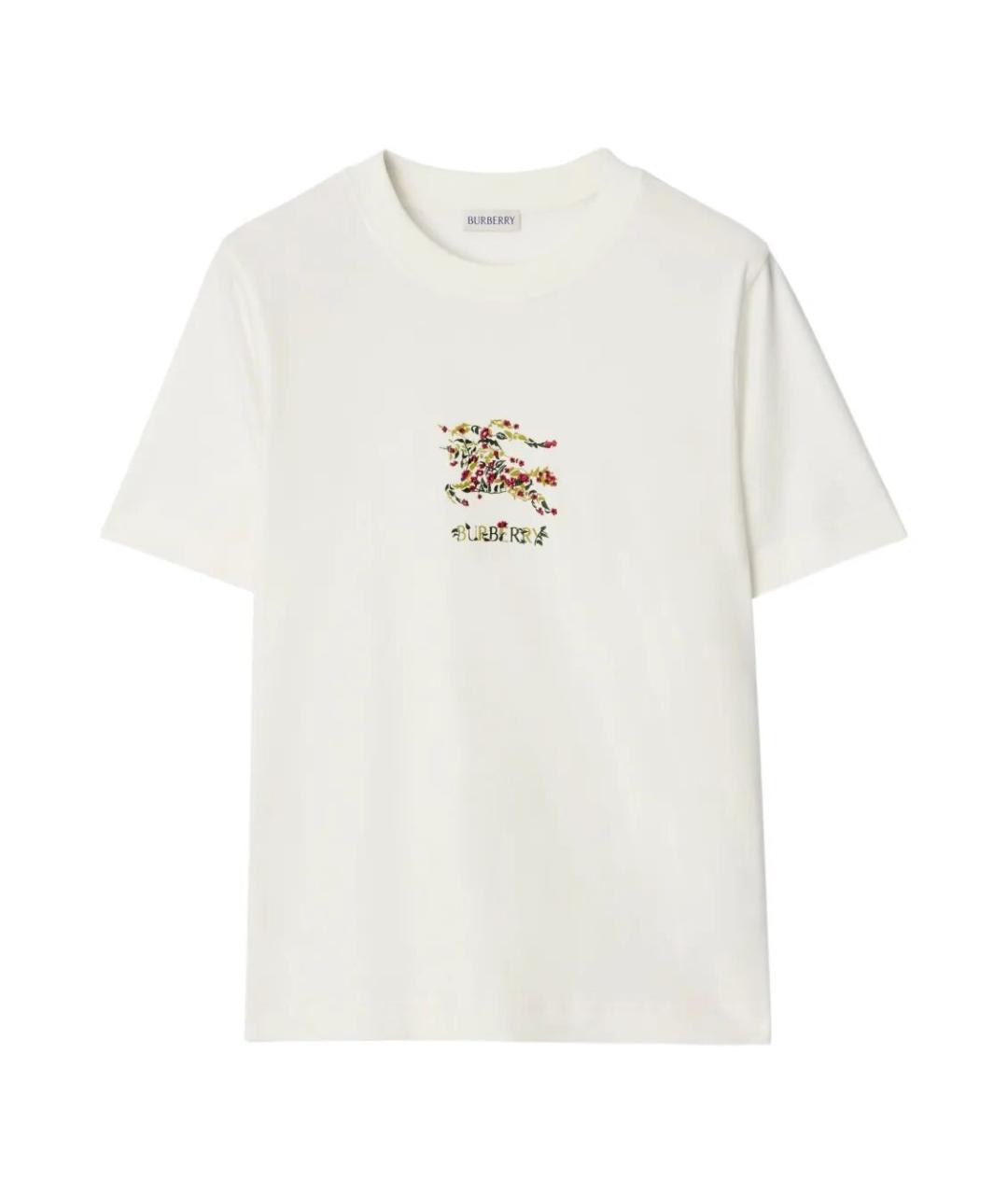BURBERRY Хлопковая футболка, фото 1