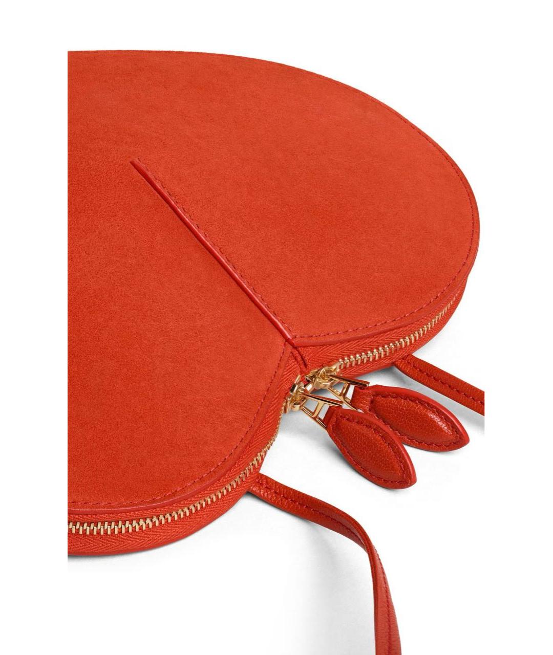 ALAIA Оранжевая кожаная сумка через плечо, фото 3