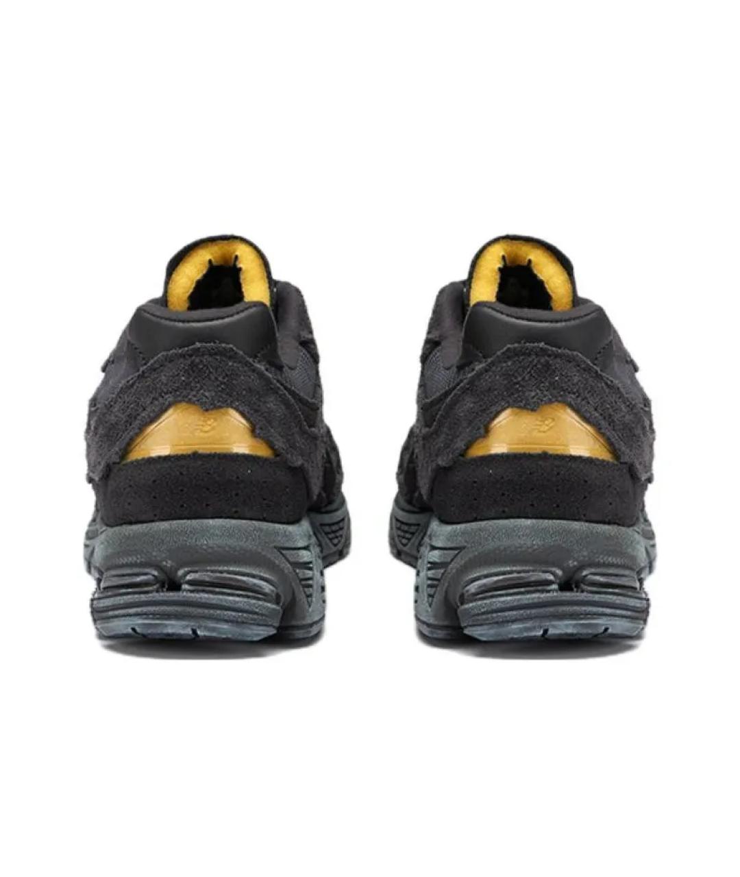 NEW BALANCE Черные замшевые низкие кроссовки / кеды, фото 4