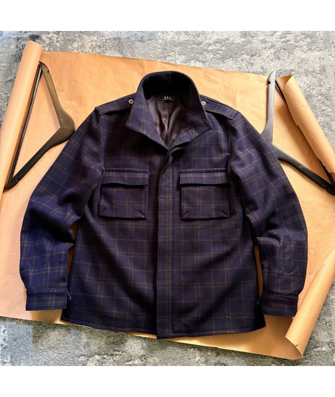 A.P.C. Мульти шерстяное пальто, фото 9