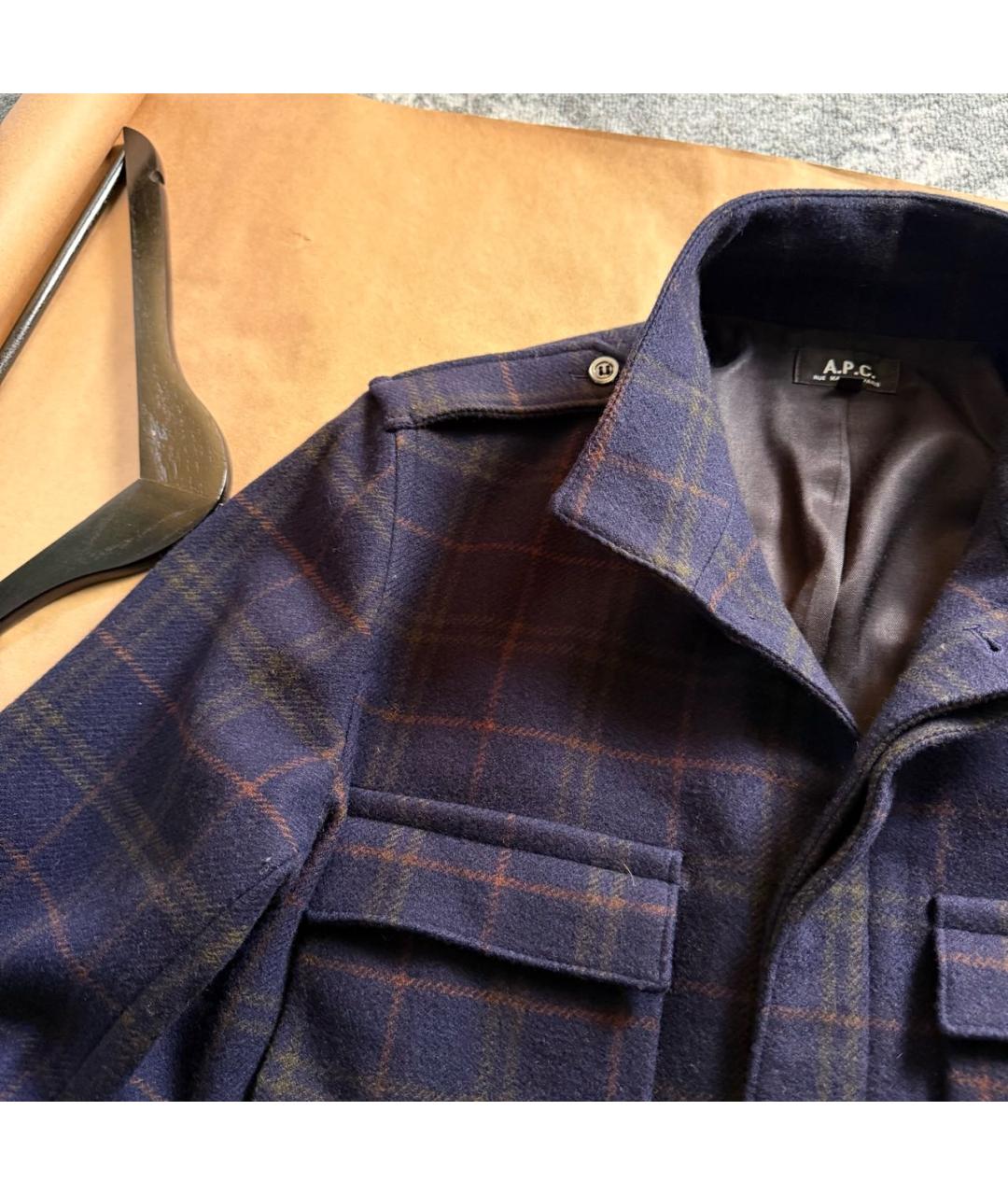 A.P.C. Мульти шерстяное пальто, фото 2