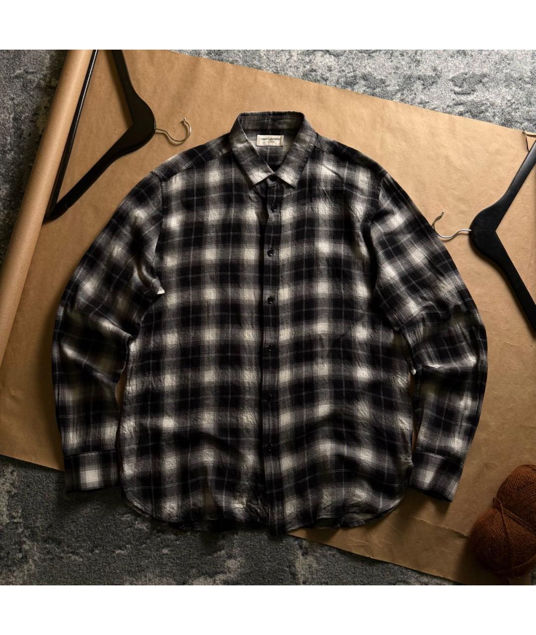 SAINT LAURENT Мульти кэжуал рубашка, фото 9