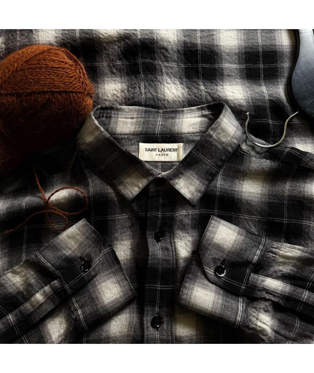 SAINT LAURENT Мульти кэжуал рубашка, фото 5