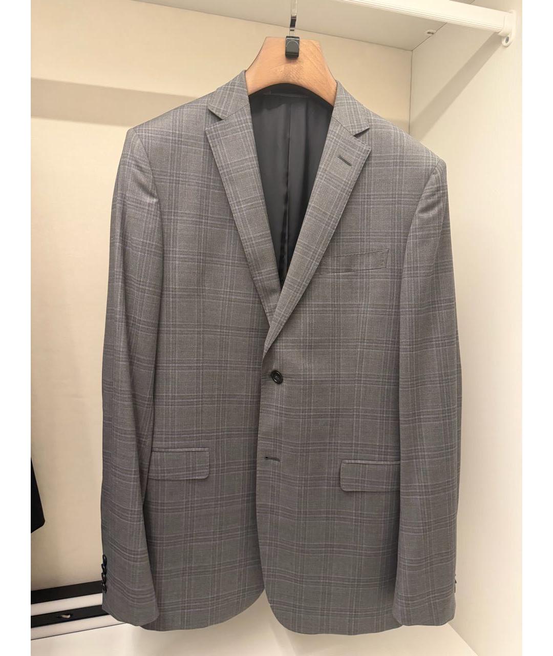 ZZEGNA Серый классический костюм, фото 5
