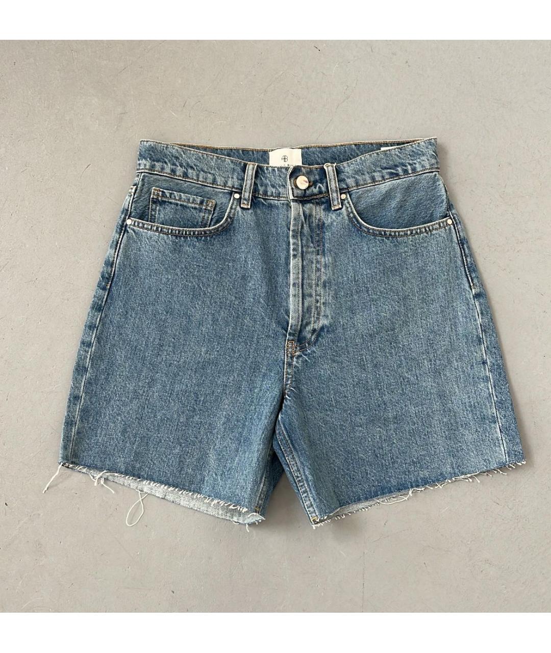 ANINE BING Голубые хлопковые шорты, фото 5