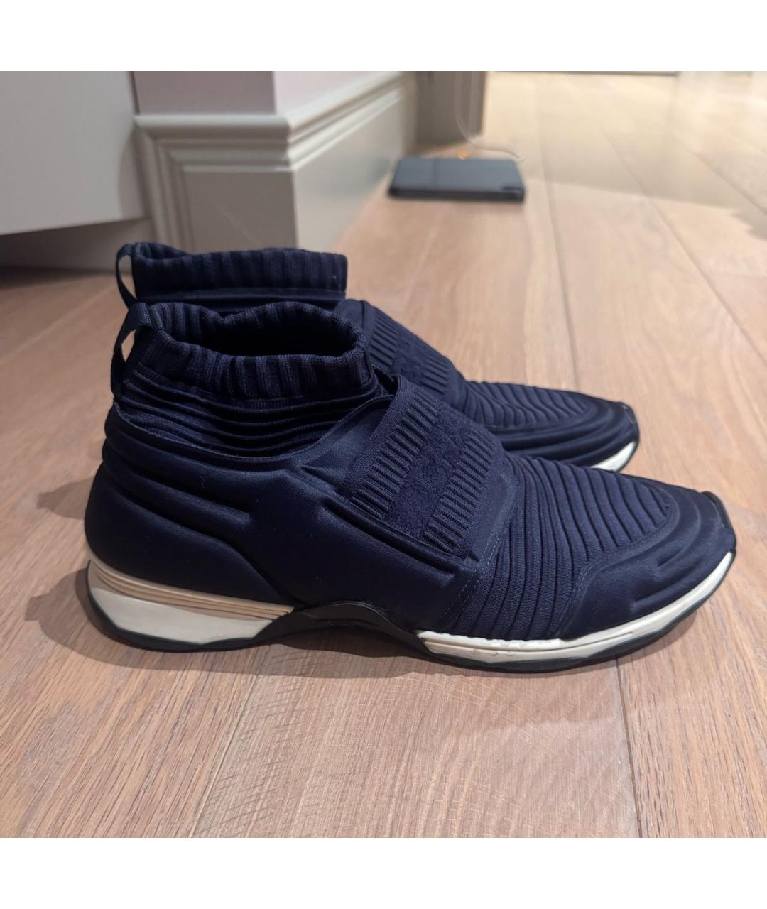 CHANEL Темно-синие кроссовки, фото 5