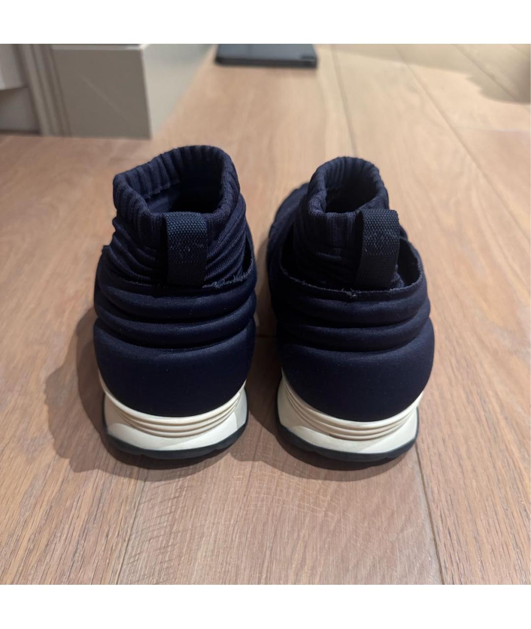 CHANEL Темно-синие кроссовки, фото 4