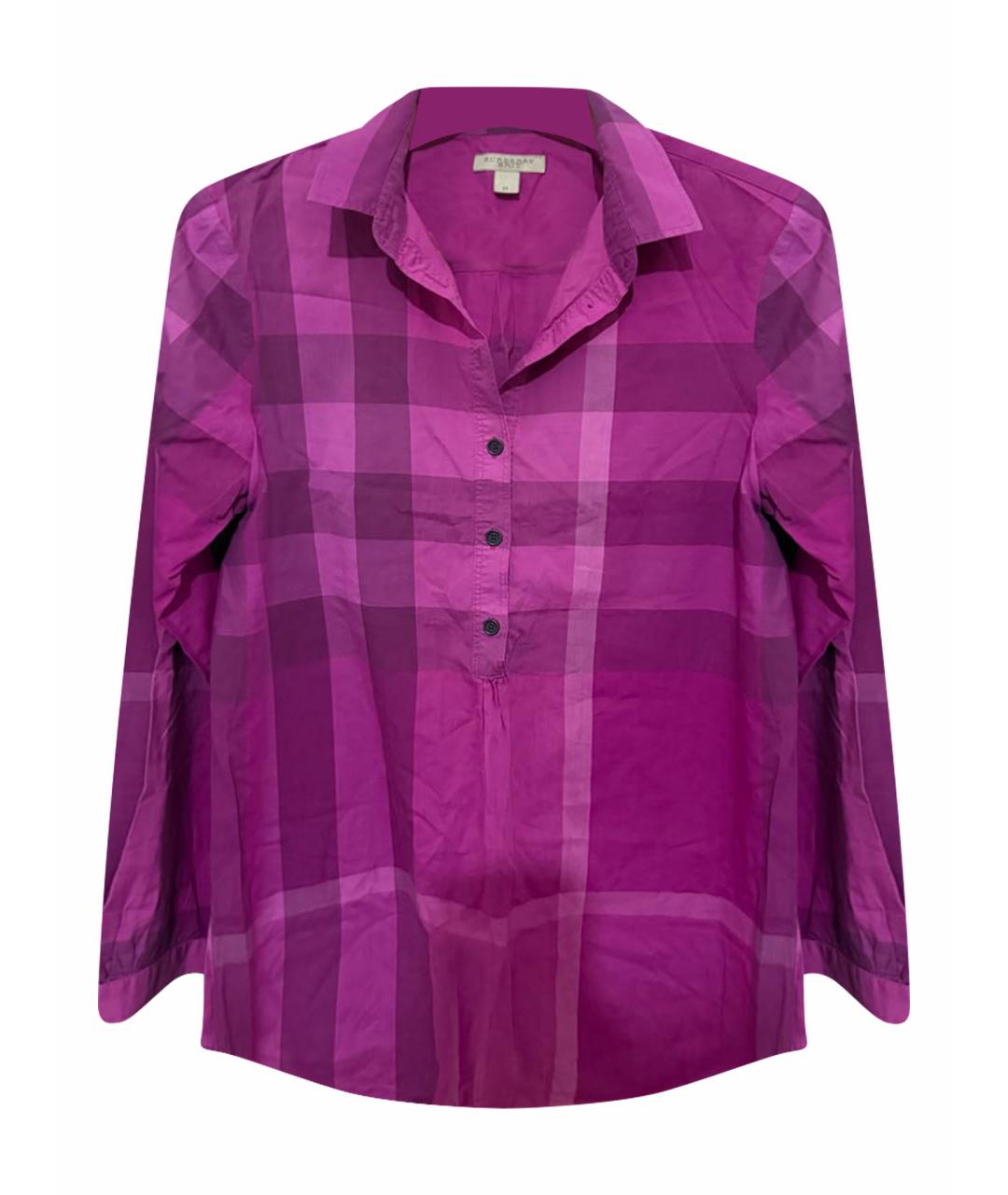 BARBARA BUI Фуксия хлопковая рубашка, фото 1
