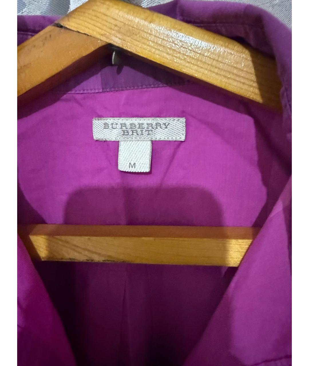 BARBARA BUI Фуксия хлопковая рубашка, фото 2