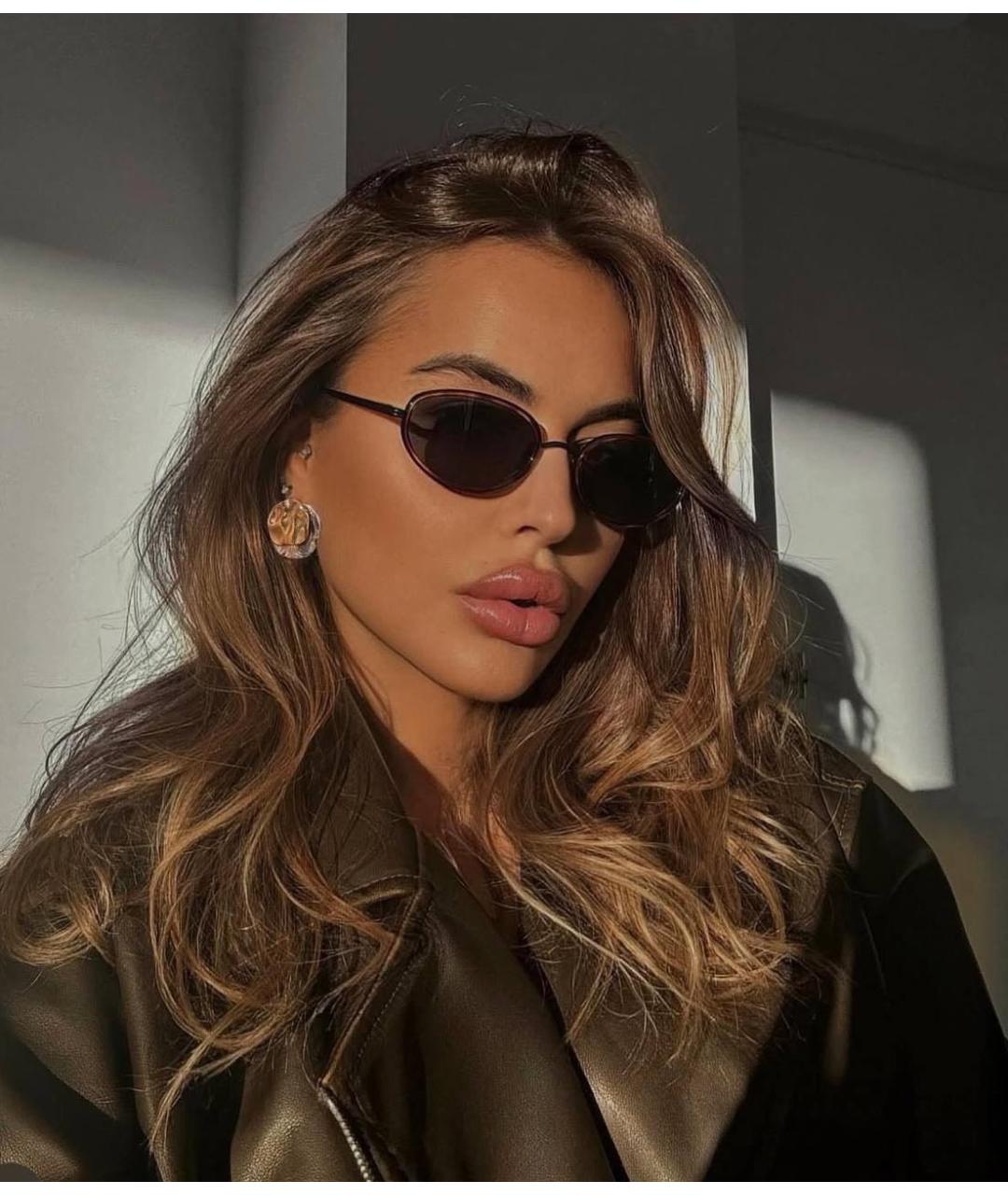 Vehla Коричневые пластиковые солнцезащитные очки, фото 3