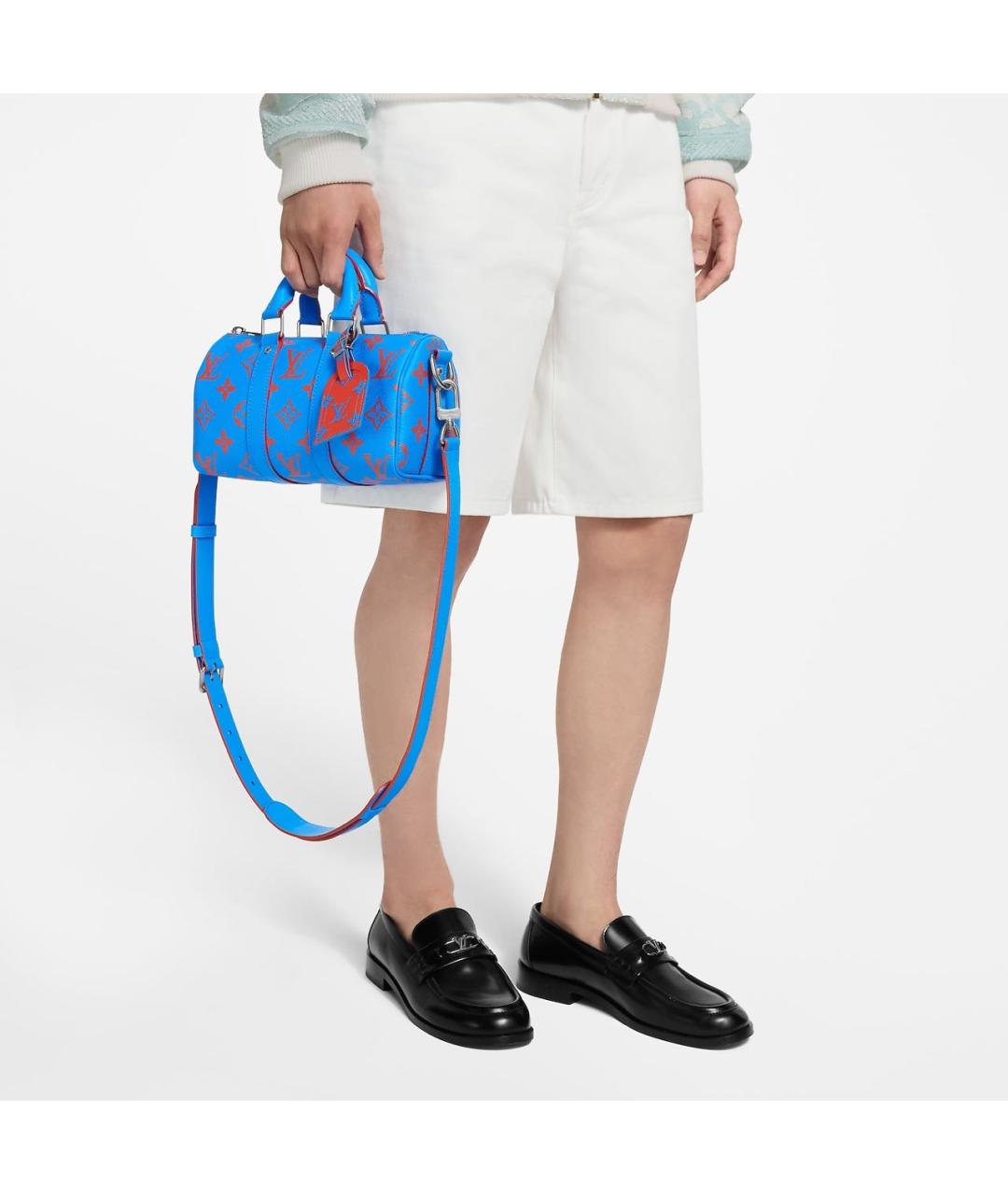 LOUIS VUITTON Голубая сумка на плечо, фото 7