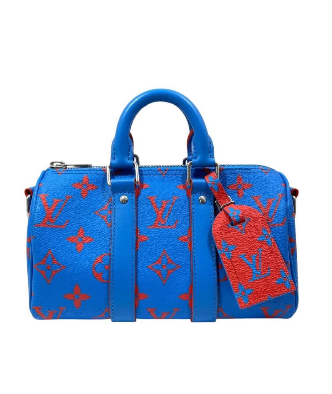 LOUIS VUITTON Голубая сумка на плечо, фото 5