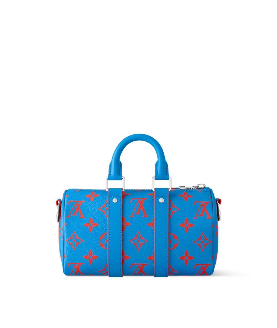 LOUIS VUITTON Голубая сумка на плечо, фото 3