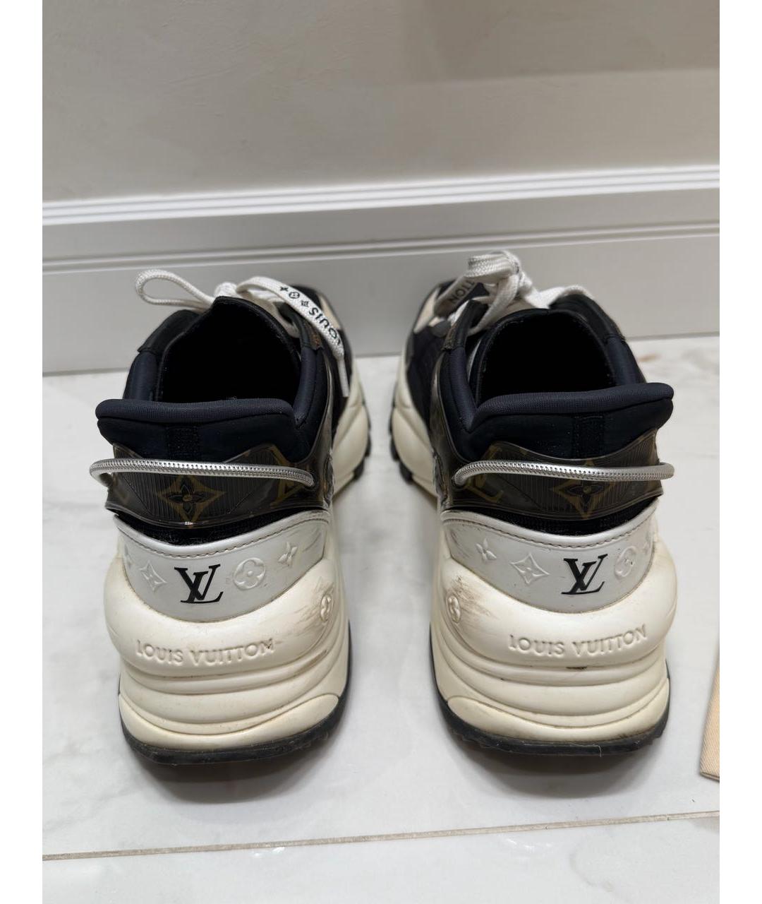 LOUIS VUITTON Бежевые текстильные кроссовки, фото 2
