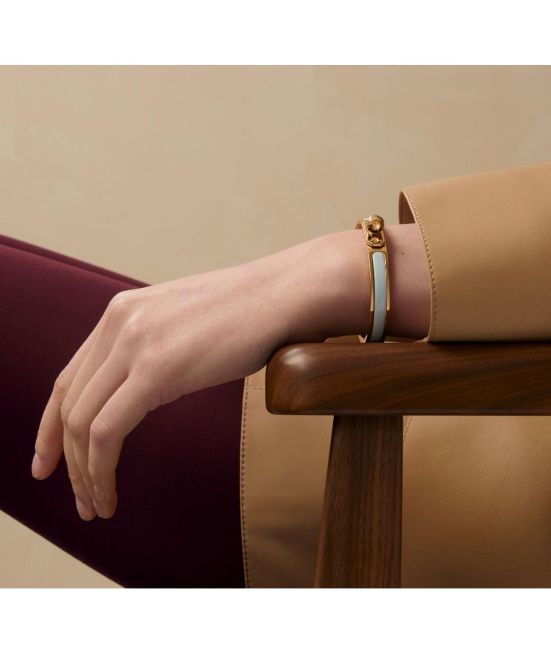 HERMES Голубой металлический браслет, фото 3