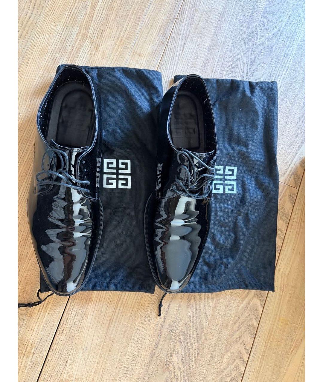 GIVENCHY Черные туфли из лакированной кожи, фото 6