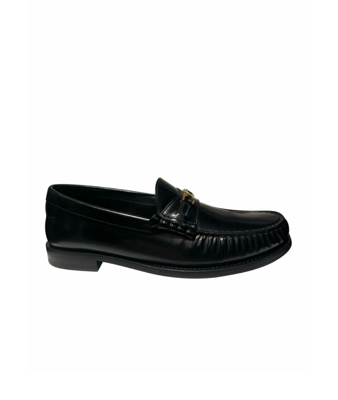 CELINE Черные кожаные лоферы, фото 9