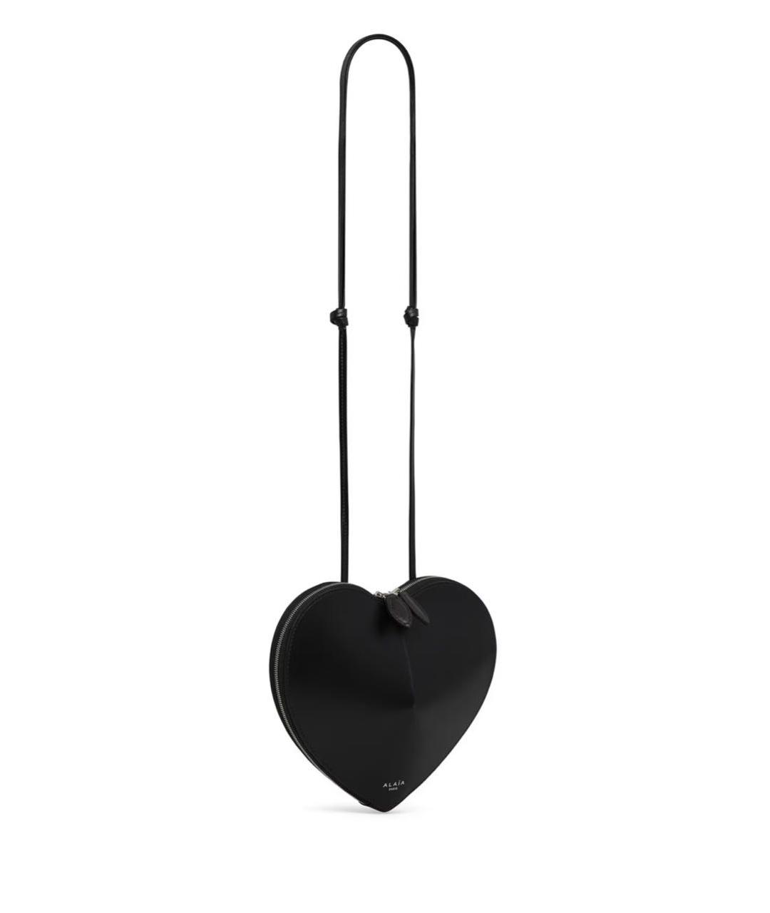 ALAIA Черная кожаная сумка через плечо, фото 2