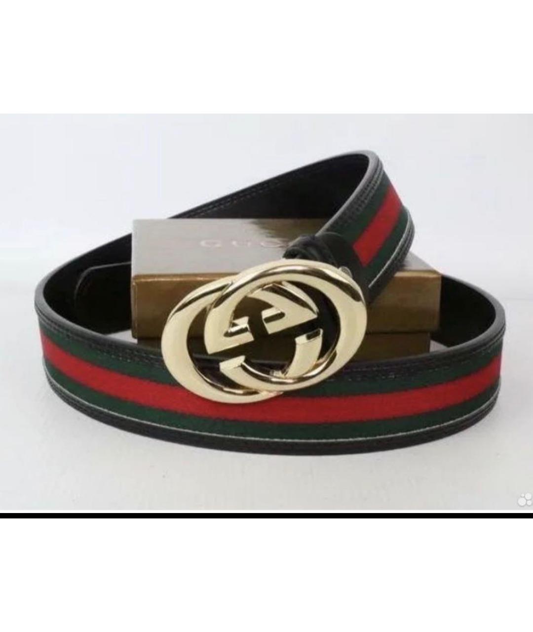 GUCCI Коричневый кожаный ремень, фото 2