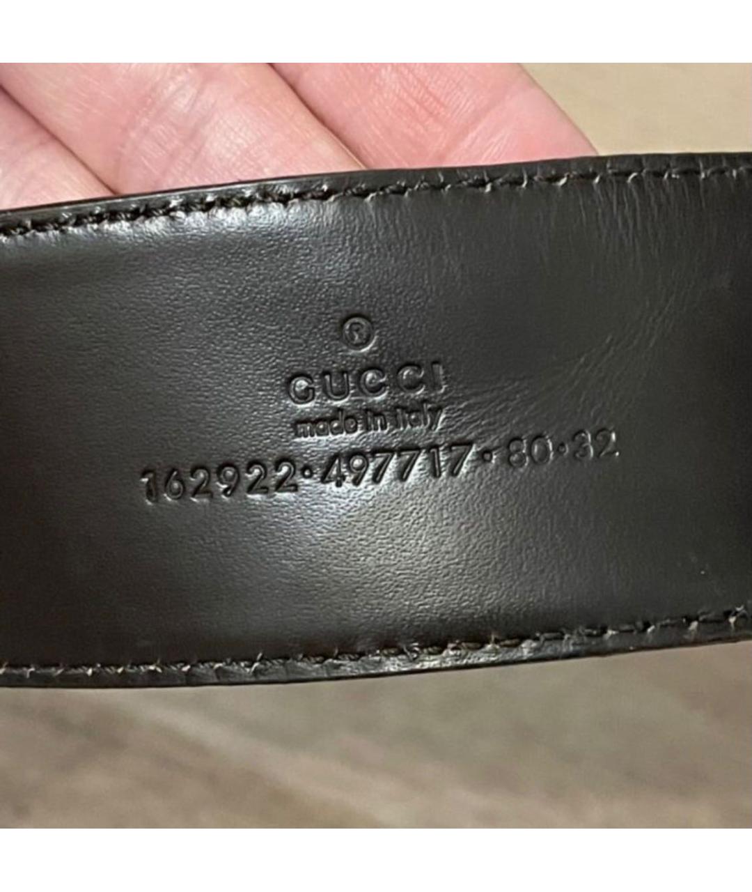 GUCCI Коричневый кожаный ремень, фото 3