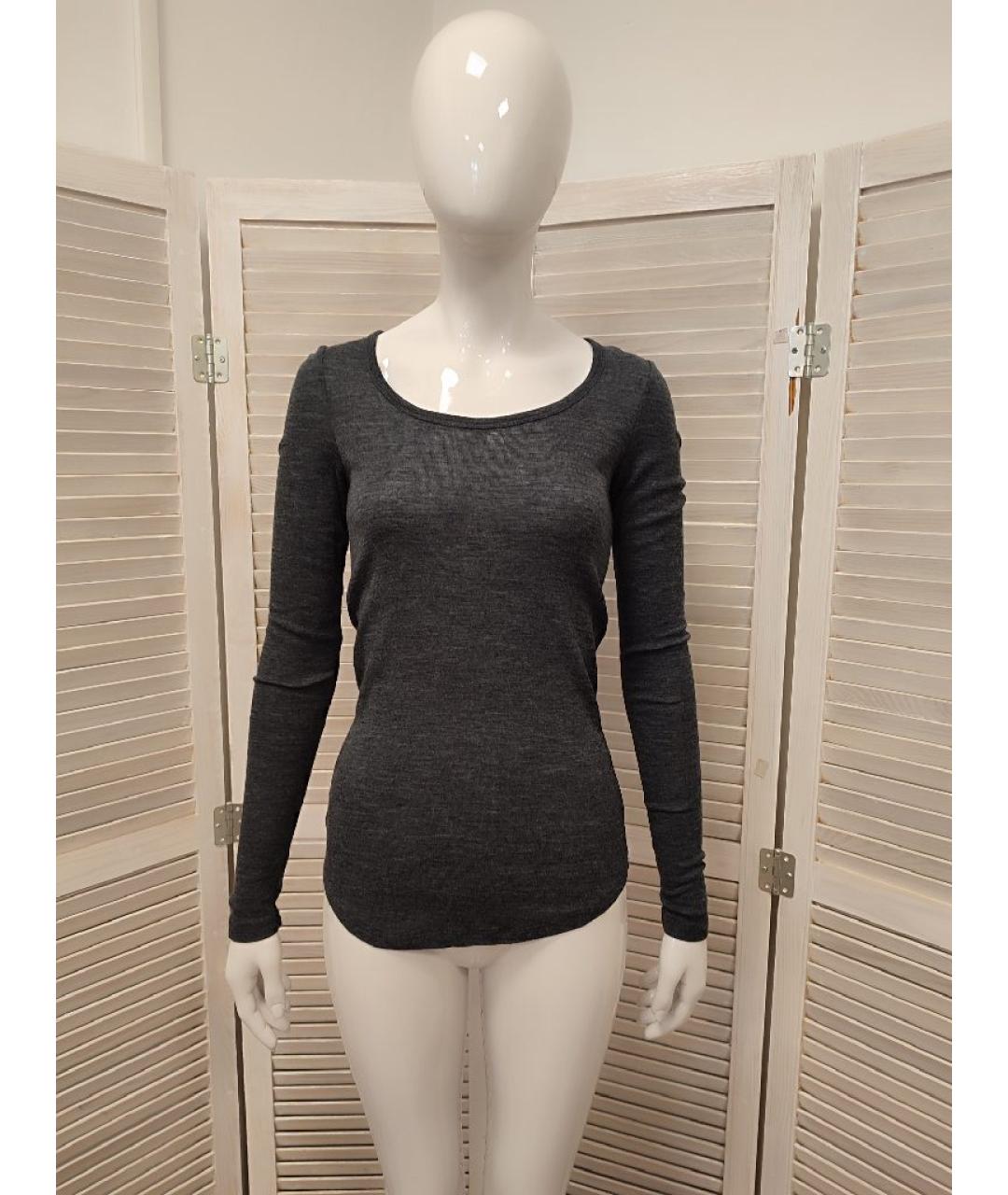 COS Серый шерстяной джемпер / свитер, фото 10