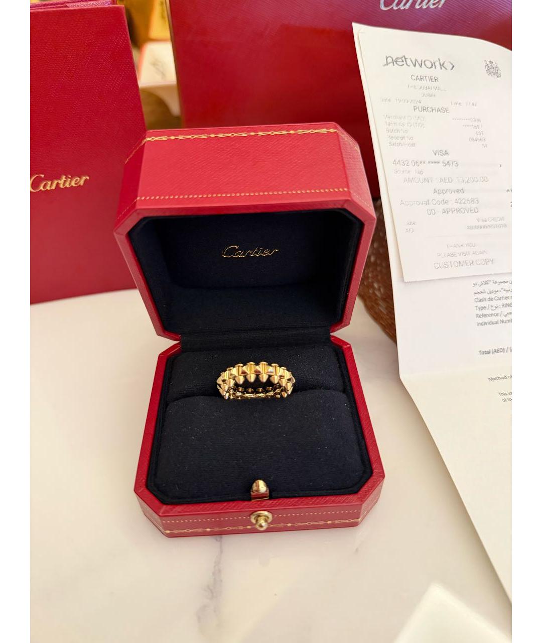 CARTIER Золотое кольцо из розового золота, фото 3