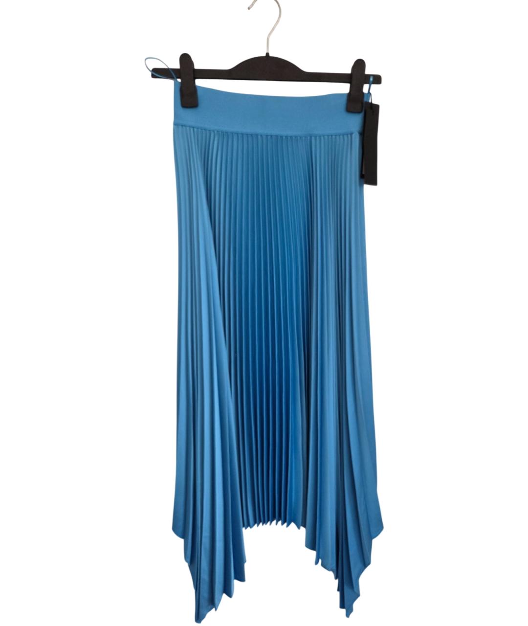 JOSEPH Синяя полиэстеровая юбка миди, фото 2