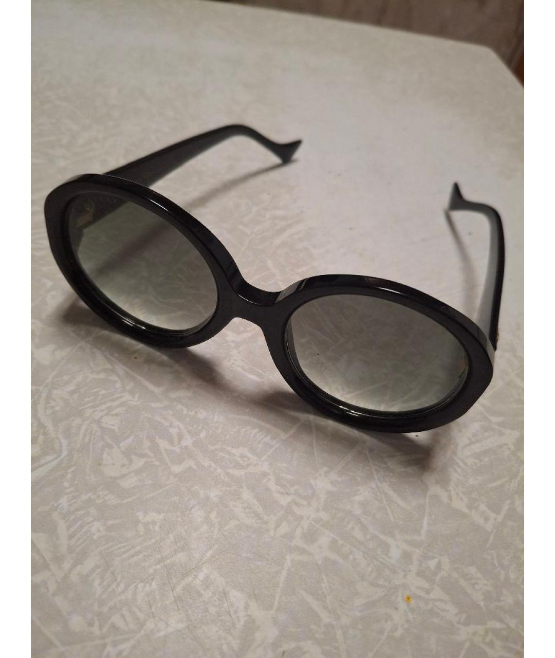 GUCCI Черные пластиковые солнцезащитные очки, фото 6