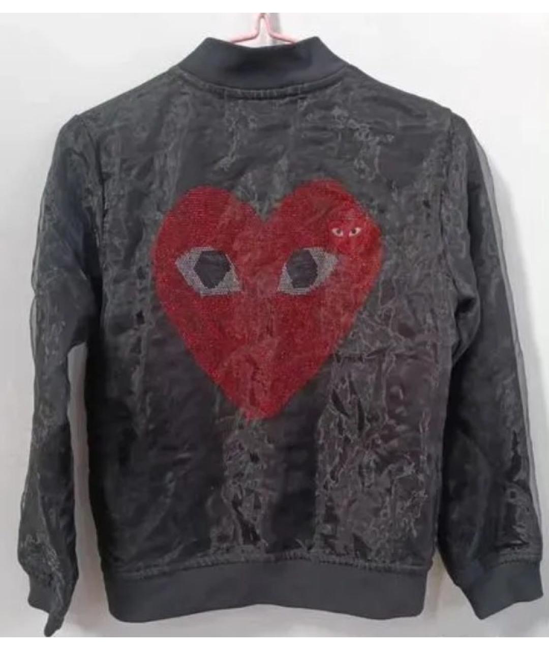 COMME DES GARÇONS PLAY Черная куртка, фото 3