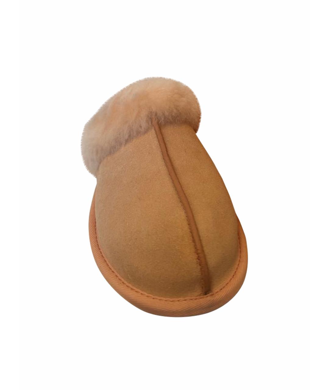 UGG AUSTRALIA Розовые замшевые шлепанцы, фото 1