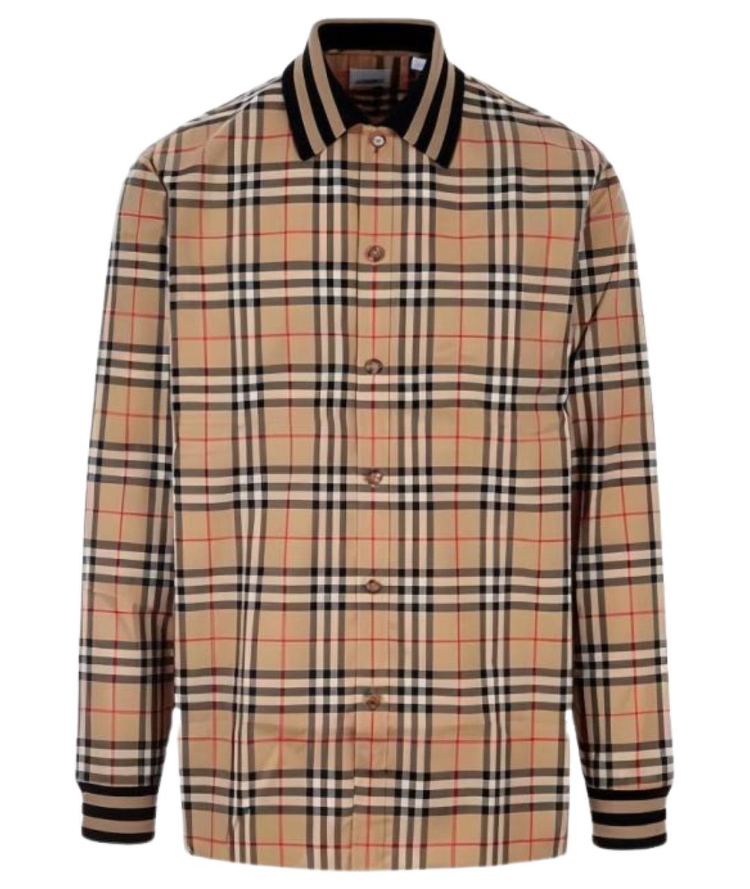BURBERRY Коричневая классическая рубашка, фото 1