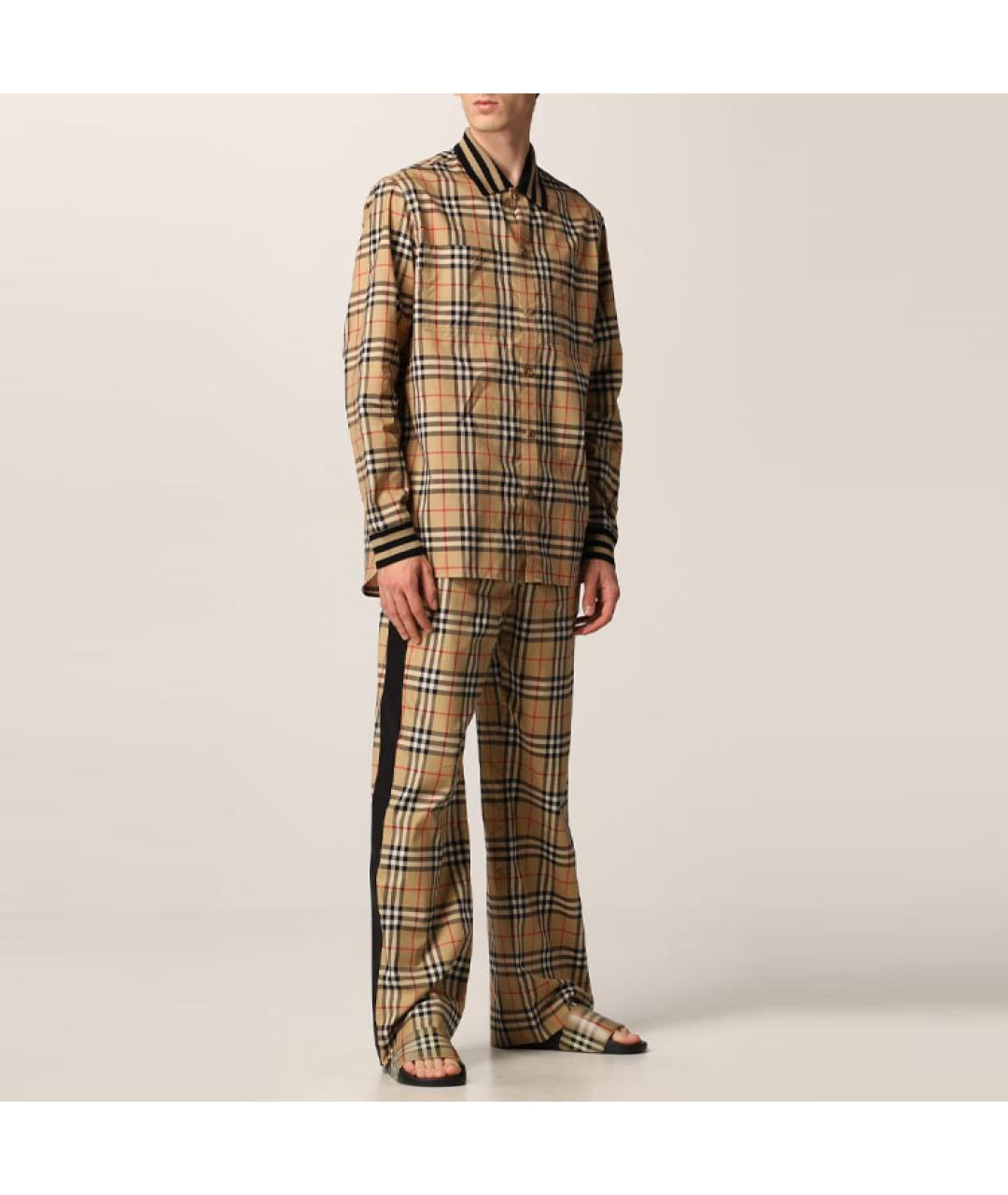 BURBERRY Коричневая классическая рубашка, фото 2