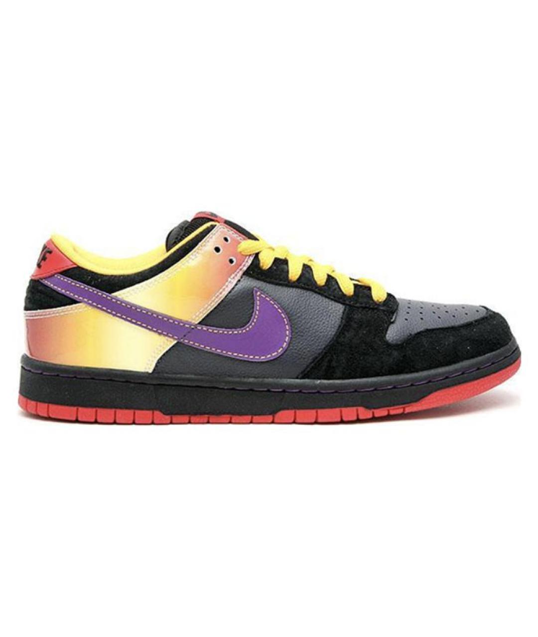 NIKE Черные низкие кроссовки / кеды, фото 1