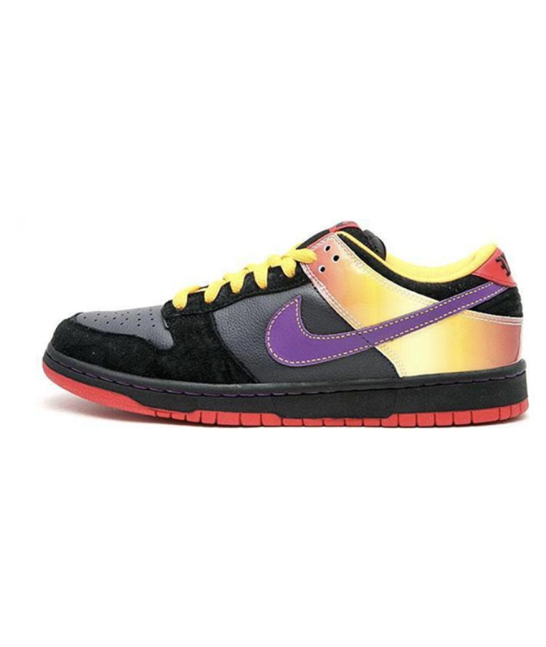 NIKE Черные низкие кроссовки / кеды, фото 2