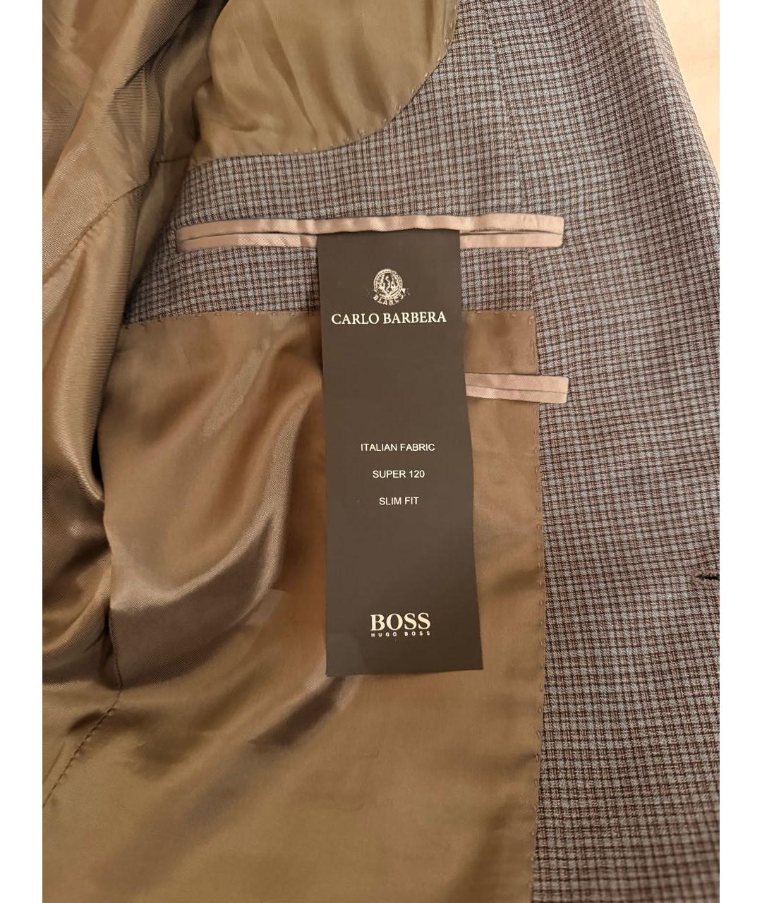 HUGO BOSS Антрацитовый классический костюм, фото 5