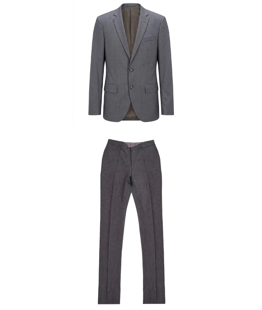 HUGO BOSS Антрацитовый классический костюм, фото 1