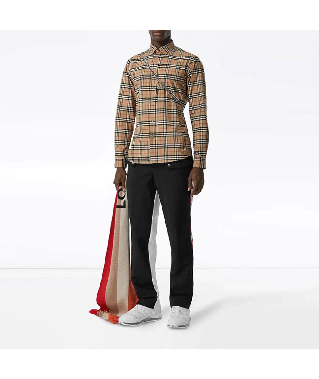 BURBERRY Коричневая классическая рубашка, фото 2