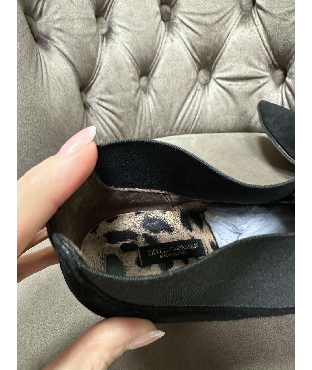 DOLCE&GABBANA Черные ботильоны, фото 6