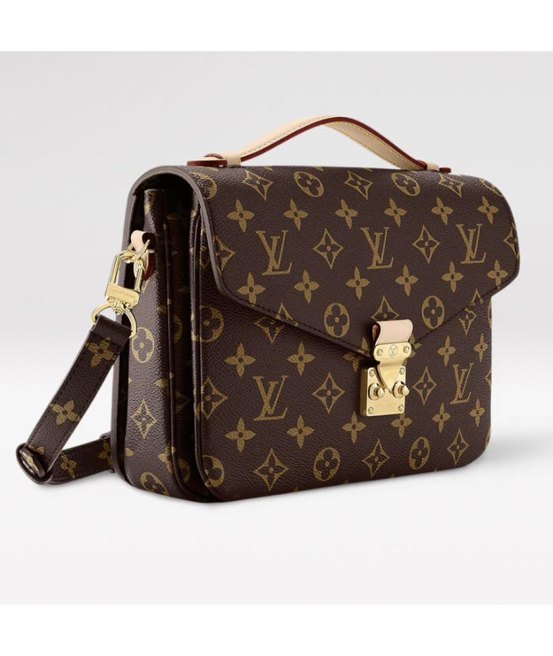 LOUIS VUITTON Коричневая сумка через плечо, фото 2