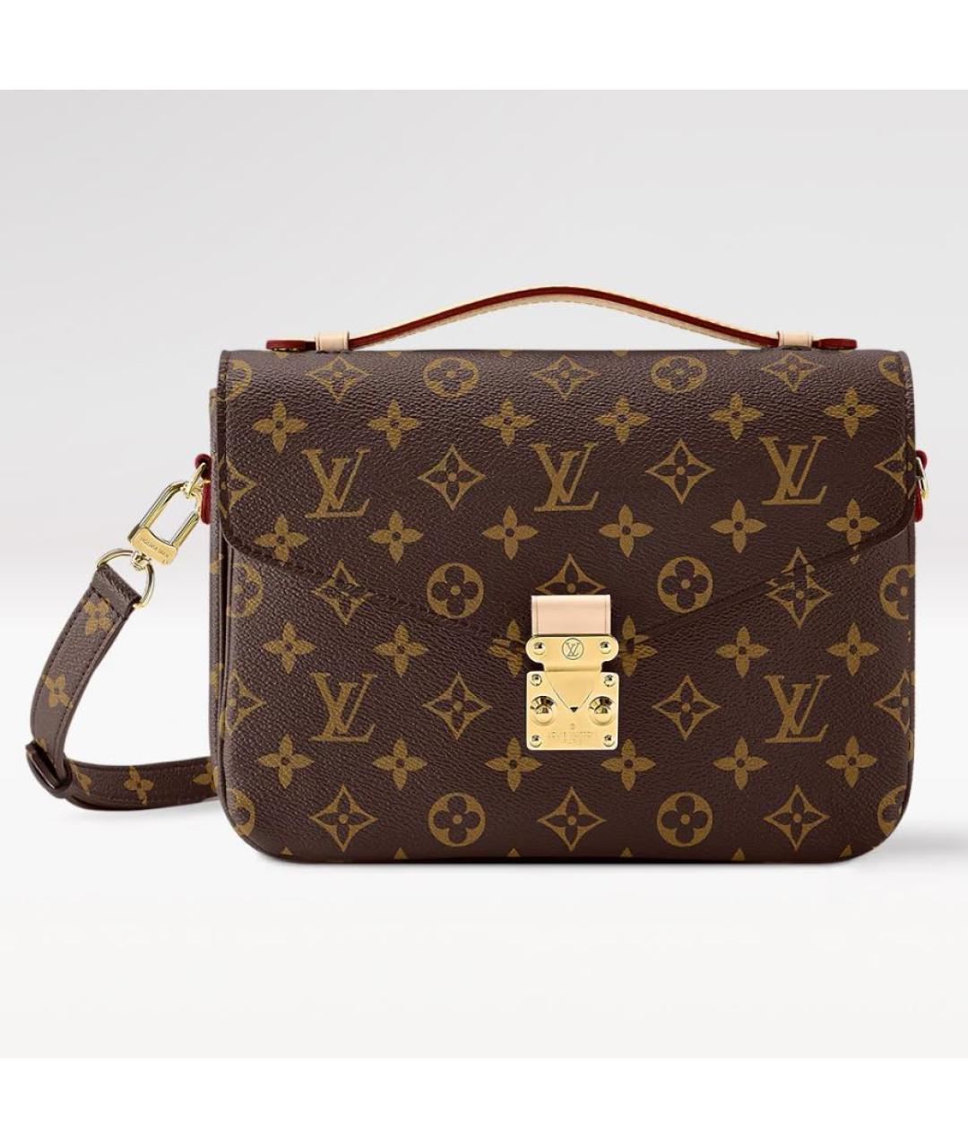 LOUIS VUITTON Коричневая сумка через плечо, фото 8