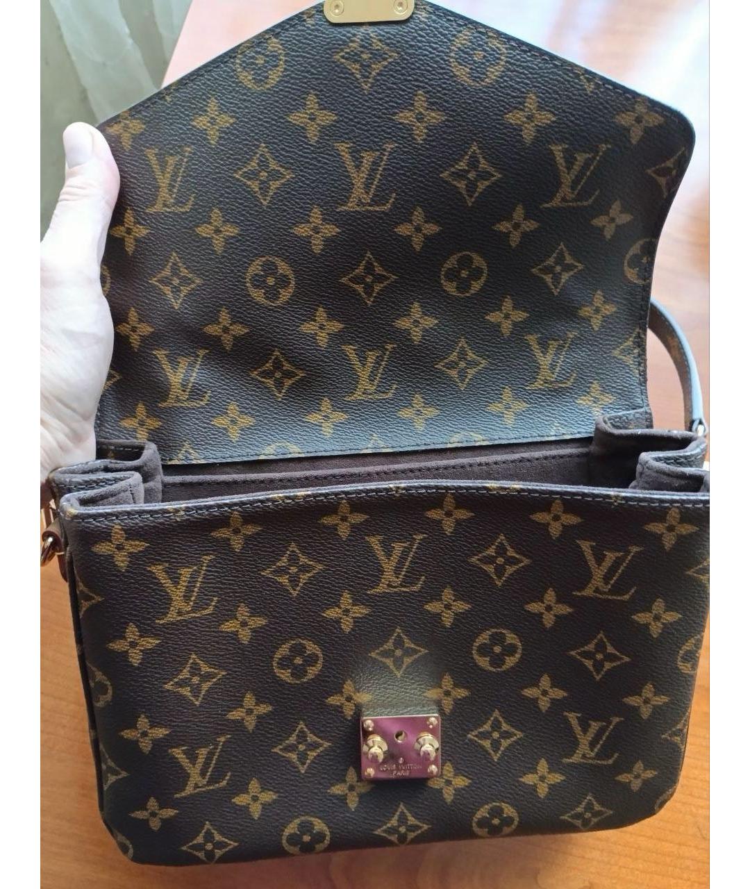LOUIS VUITTON Коричневая сумка через плечо, фото 5