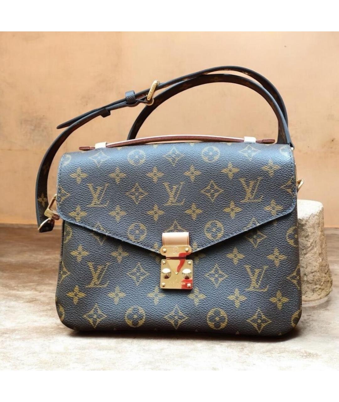 LOUIS VUITTON Коричневая сумка через плечо, фото 4