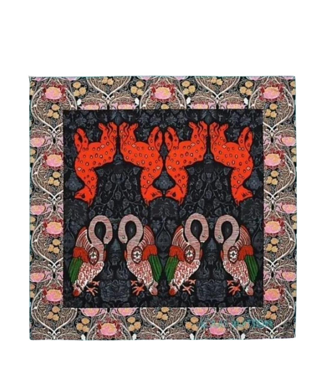 LOUIS VUITTON Мульти шелковый платок, фото 1